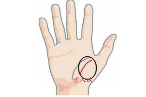 真正的贵人纹图解 贵人纹在手掌什么位置